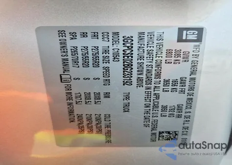 2011 Chevrolet Silverado C1500 Lt из США, поврежденный, VIN 3GCPCSE02BG233192